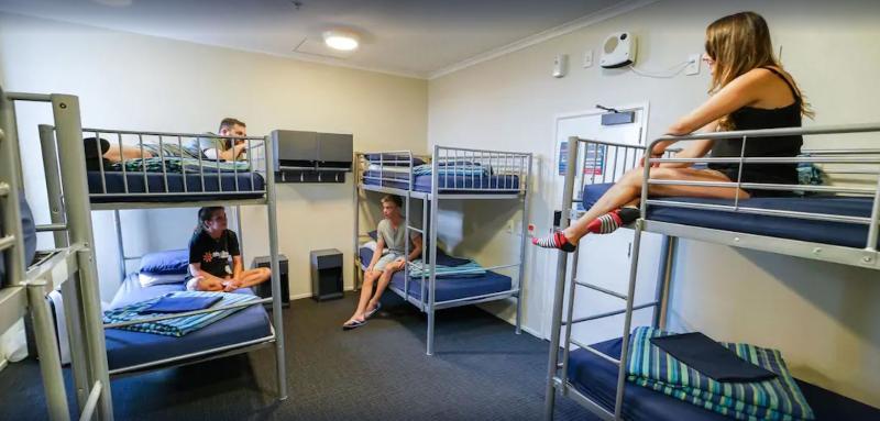 Nomads Capital Backpackers - Wellington (Adults Only) Hostel Εξωτερικό φωτογραφία A typical hostel room